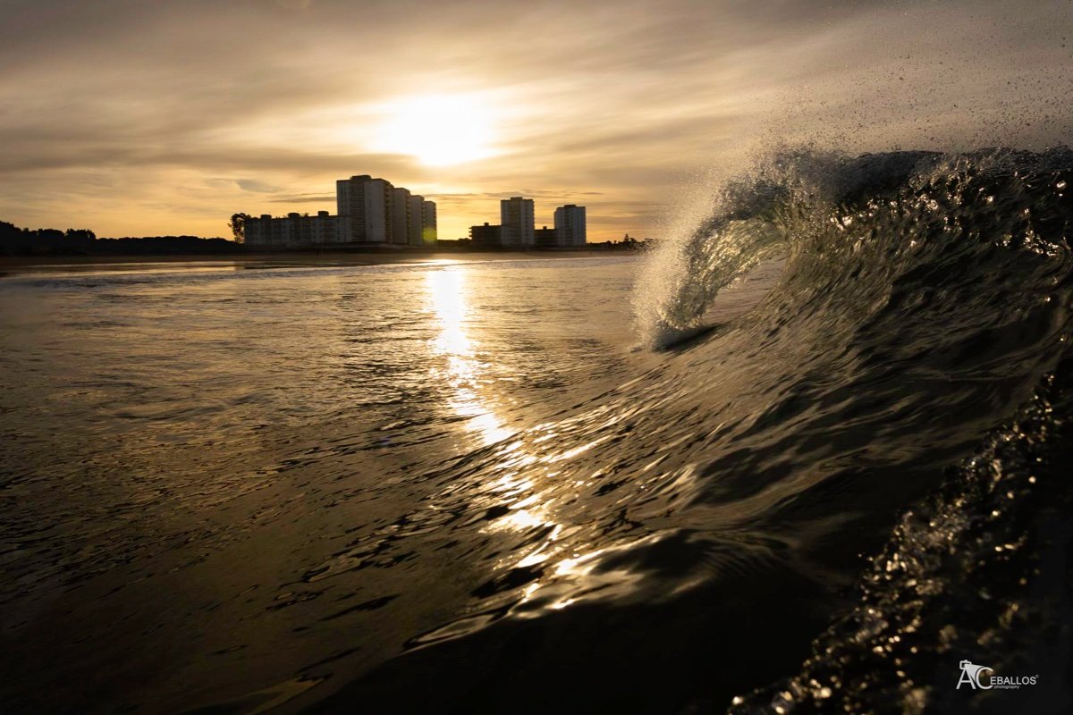 SURF en Cádiz TRAS EL TREN DE BORRASCAS 
