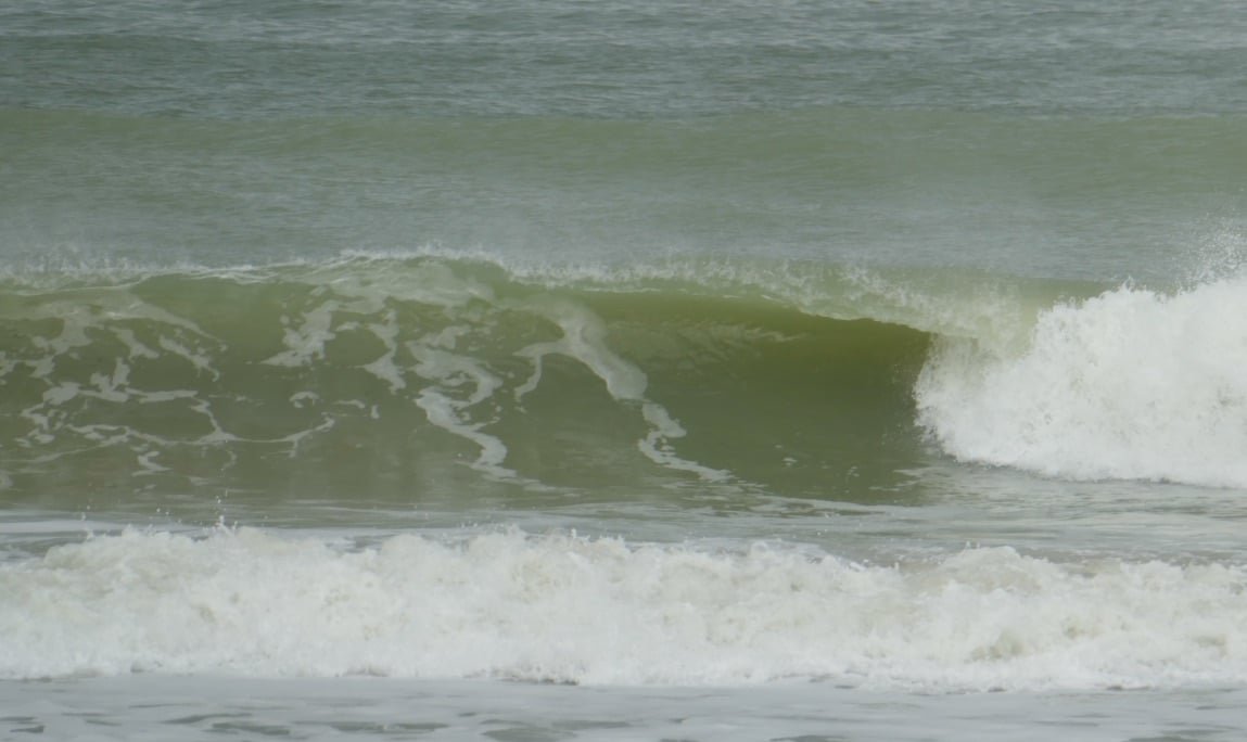 Por suerte las olas nos acompañaron en los días de desescalada